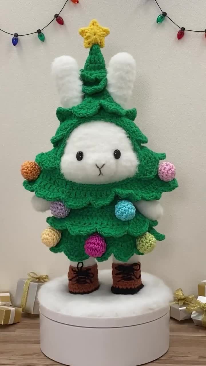 着せ替えバニーあみぐるみバニー + クリスマスツリーコスチューム