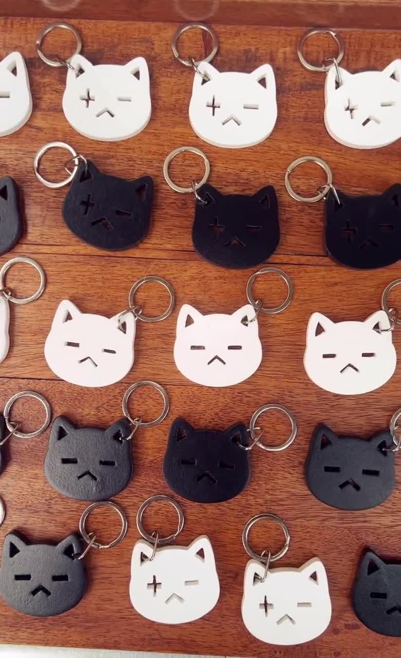 BTS SUGA Yoongi Agust D Cat Wooden Keychain & Magnet, With
