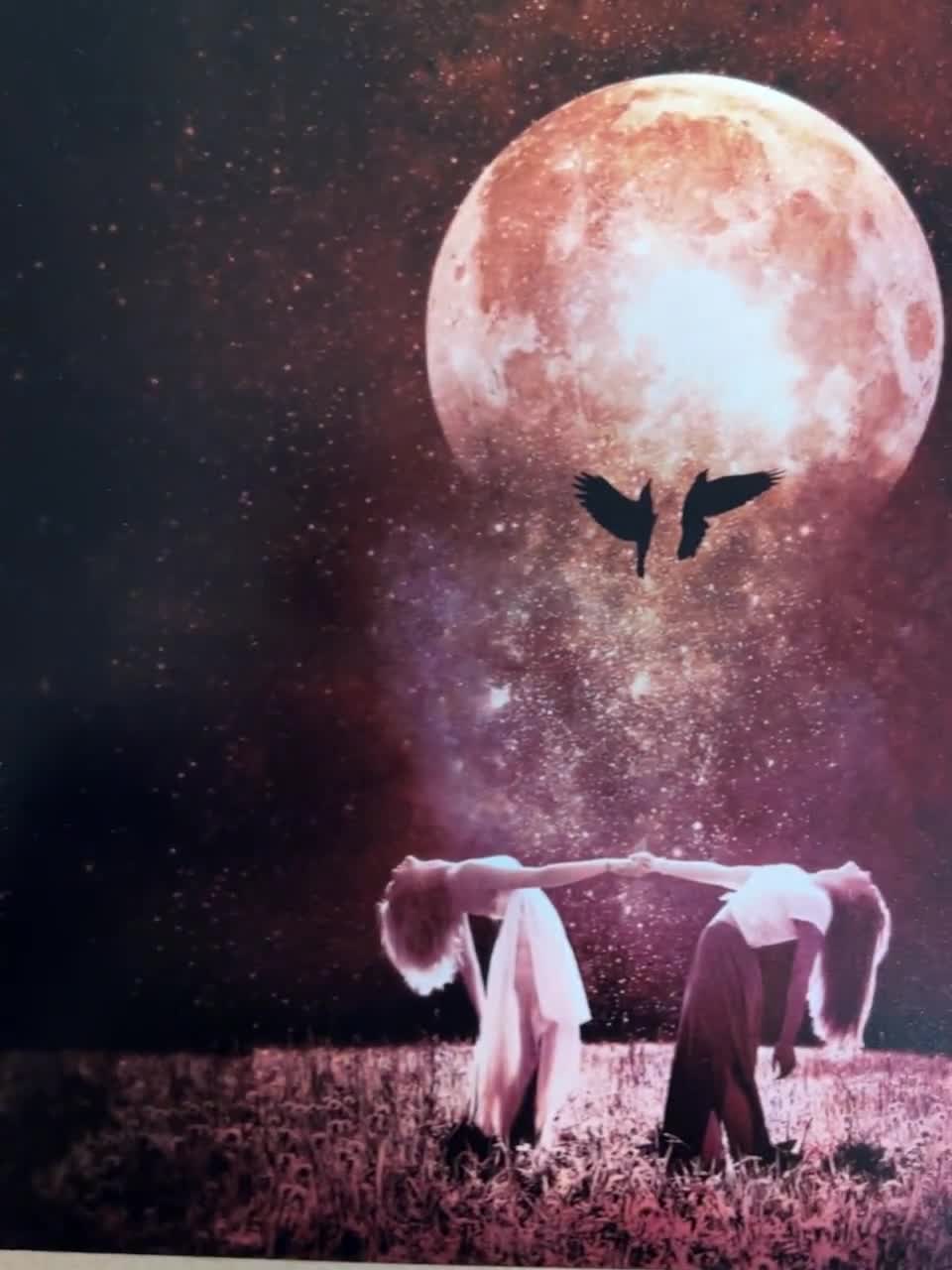 Dance of Destiny PRINT - Super Full Moon Gemini Photo Surreal