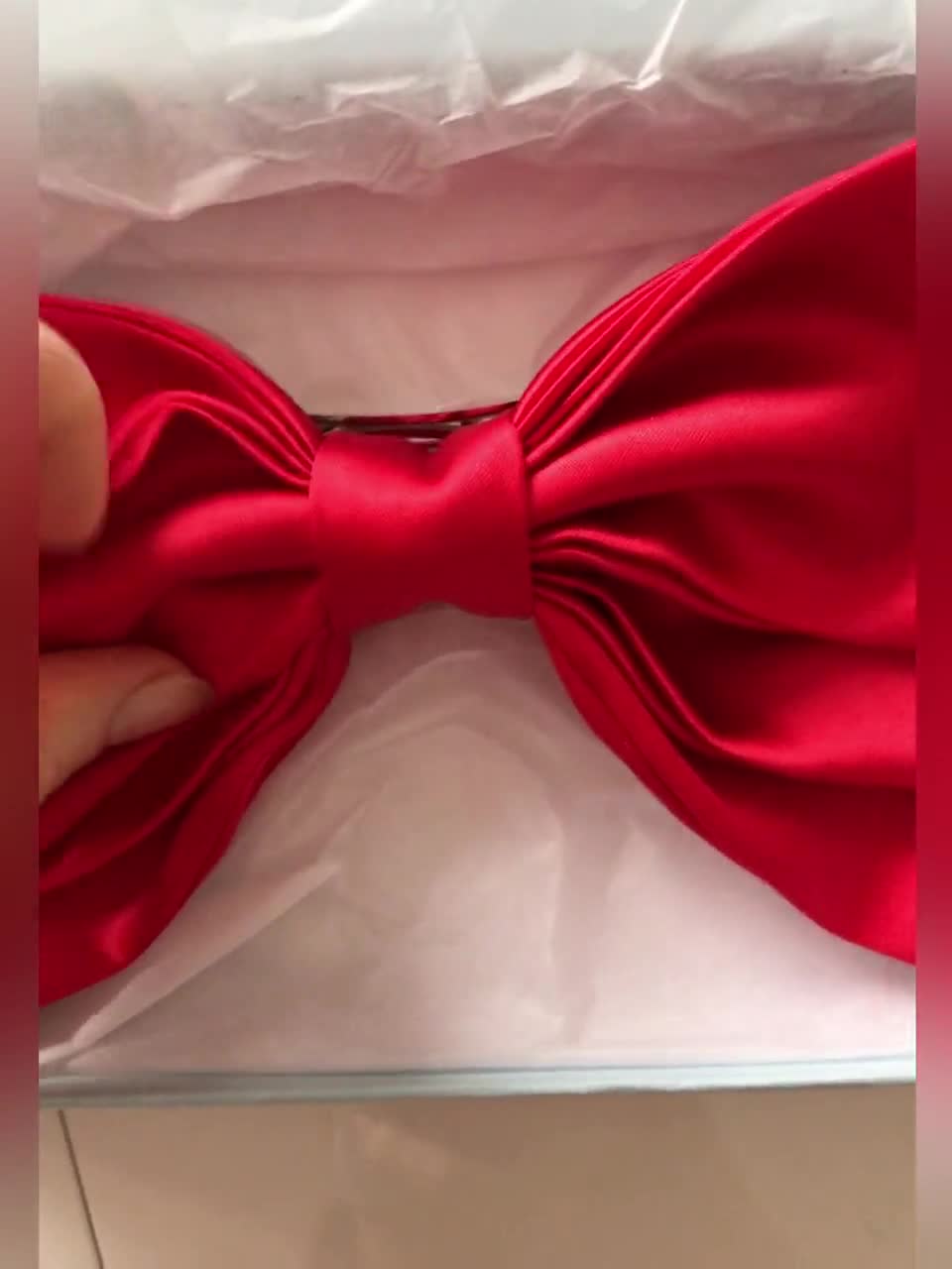 Satin Bows, Silk Bow, Red Satin Bow, Pink Bow, Mint Color Bow, Black Bow, Bow  Hair Clamp, Hair Clip, Big Red Bow for Hair 