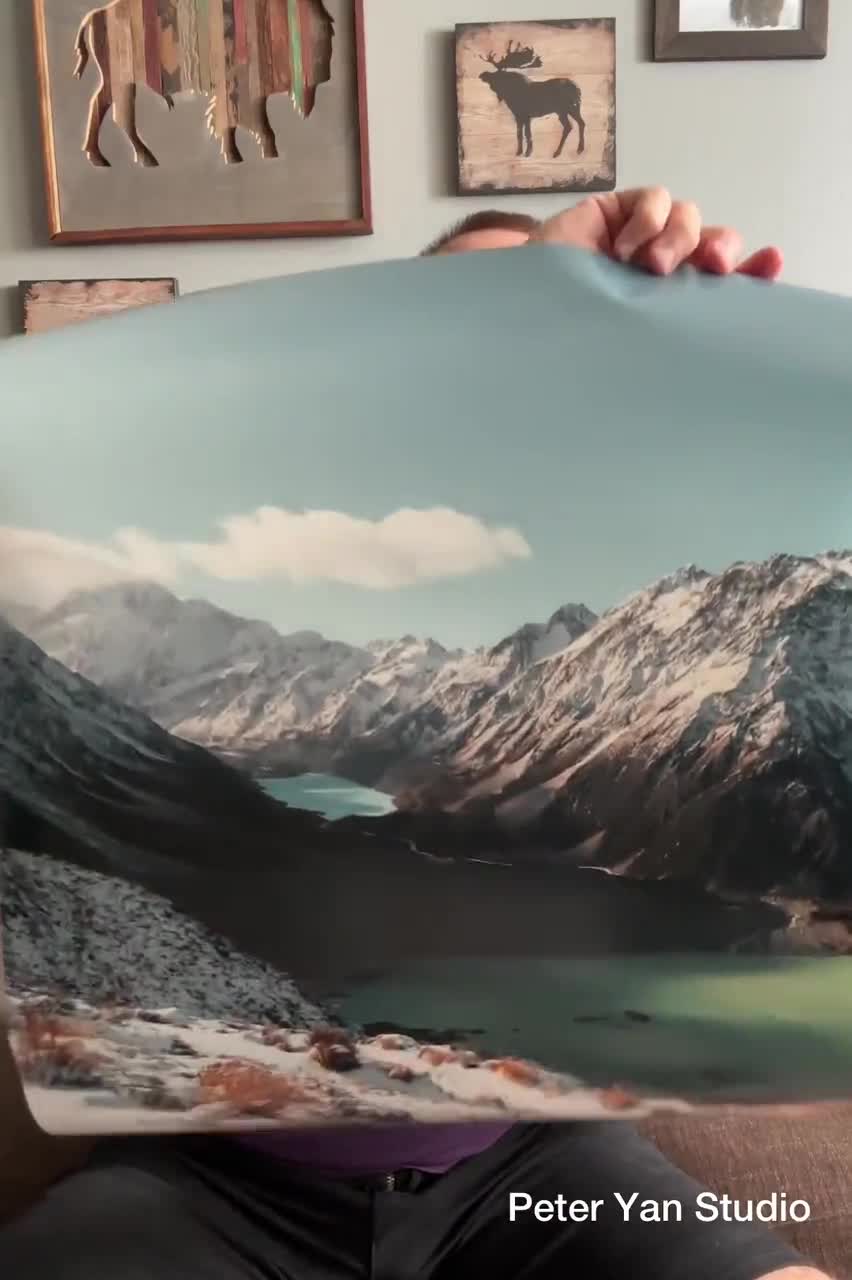 Mt Fuji Lawson Print: Japan Landscape Photography, Blue Hour Art