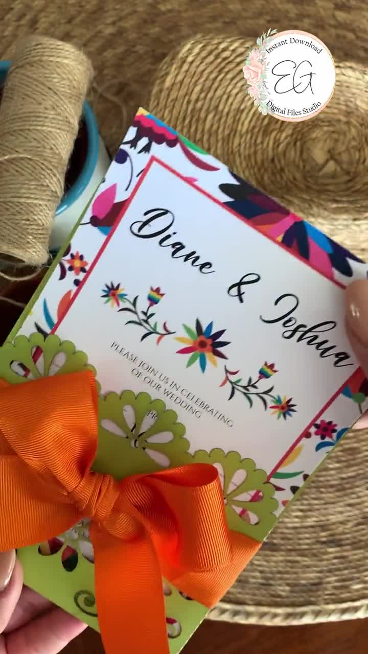 5"x7" MEXICAN CARD TEMPLATE svg, pdf, dxf, ai, studio, cdr video poster