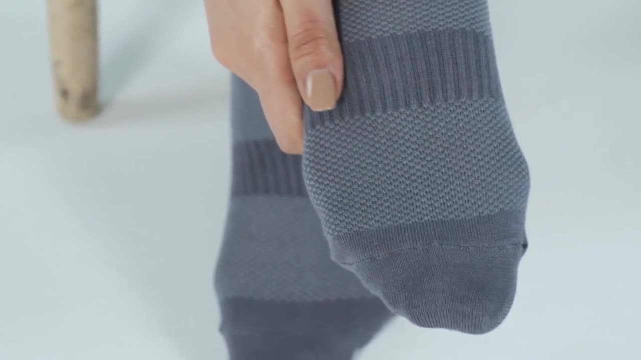 ELYFER Beige Unisex Thin Bamboo Ankle Socks 8 Pairs (Large Size 11-13) Ultra  Soft Breathable
