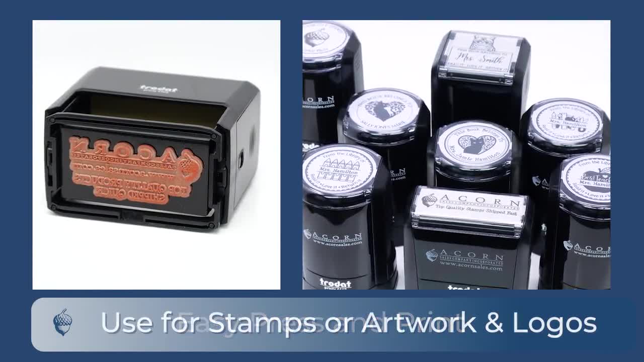 Custom Logo Stamp from your Design or Logo, Business Custom Stamp, Custom  Rubber Stamp for Logo