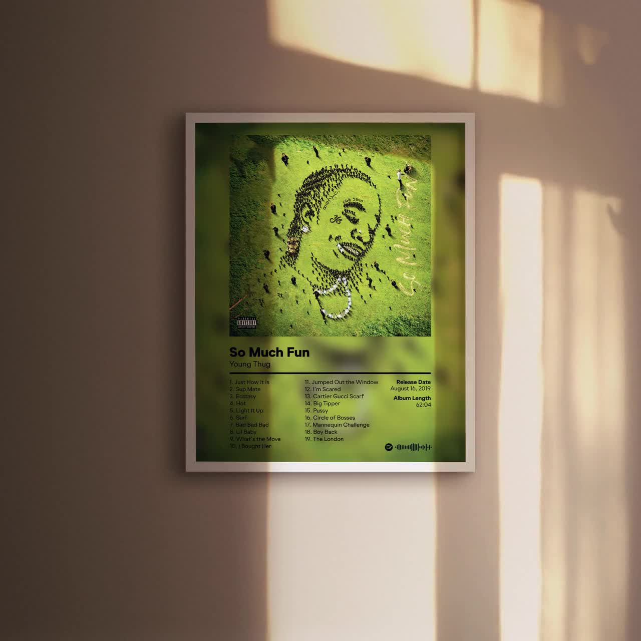 Young Thug - so Much Fun - Custom Album Cover - Hip Hop Wall