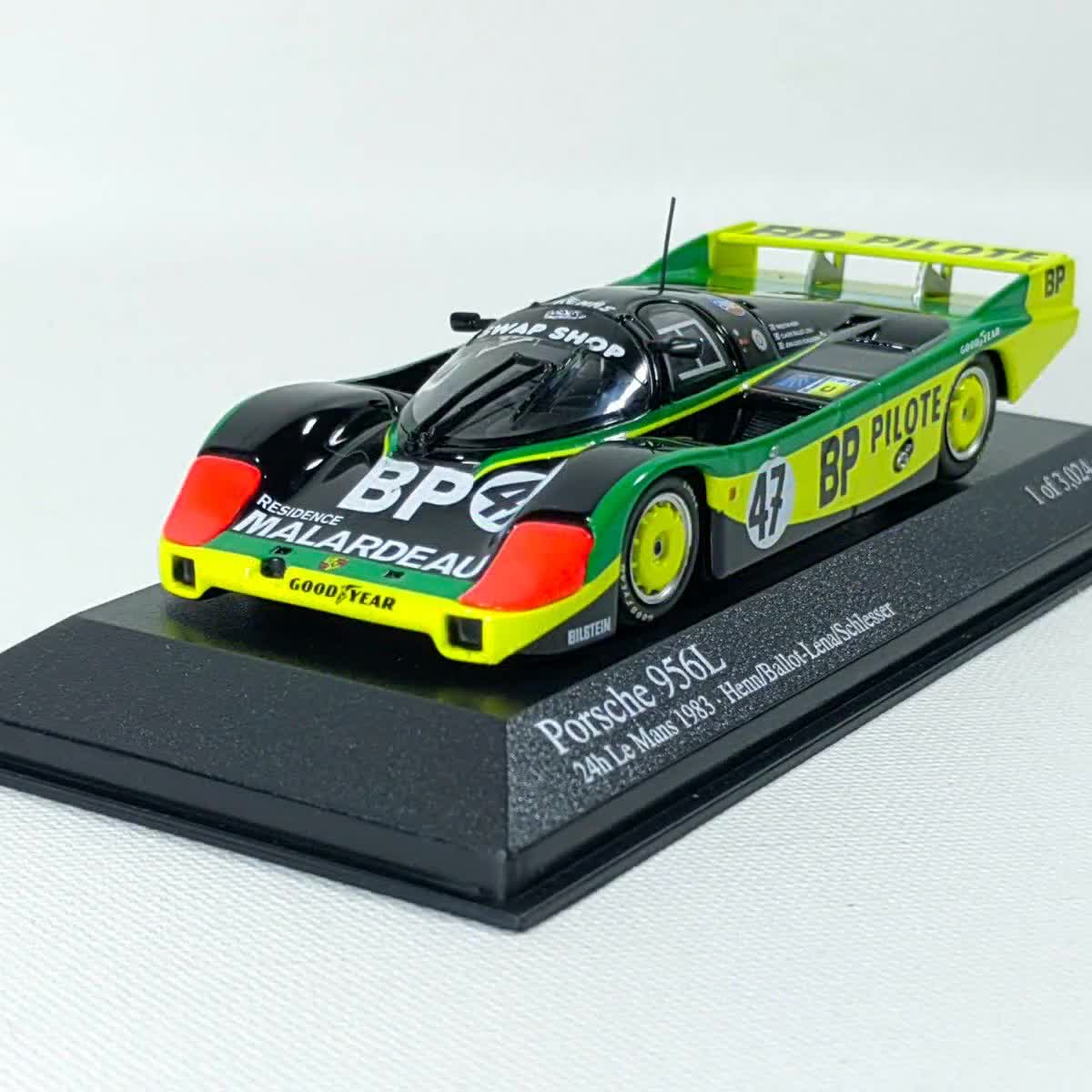 Miniature Minichamps 1/18 Porsche 956L BP – Le Mans 1983, Henn