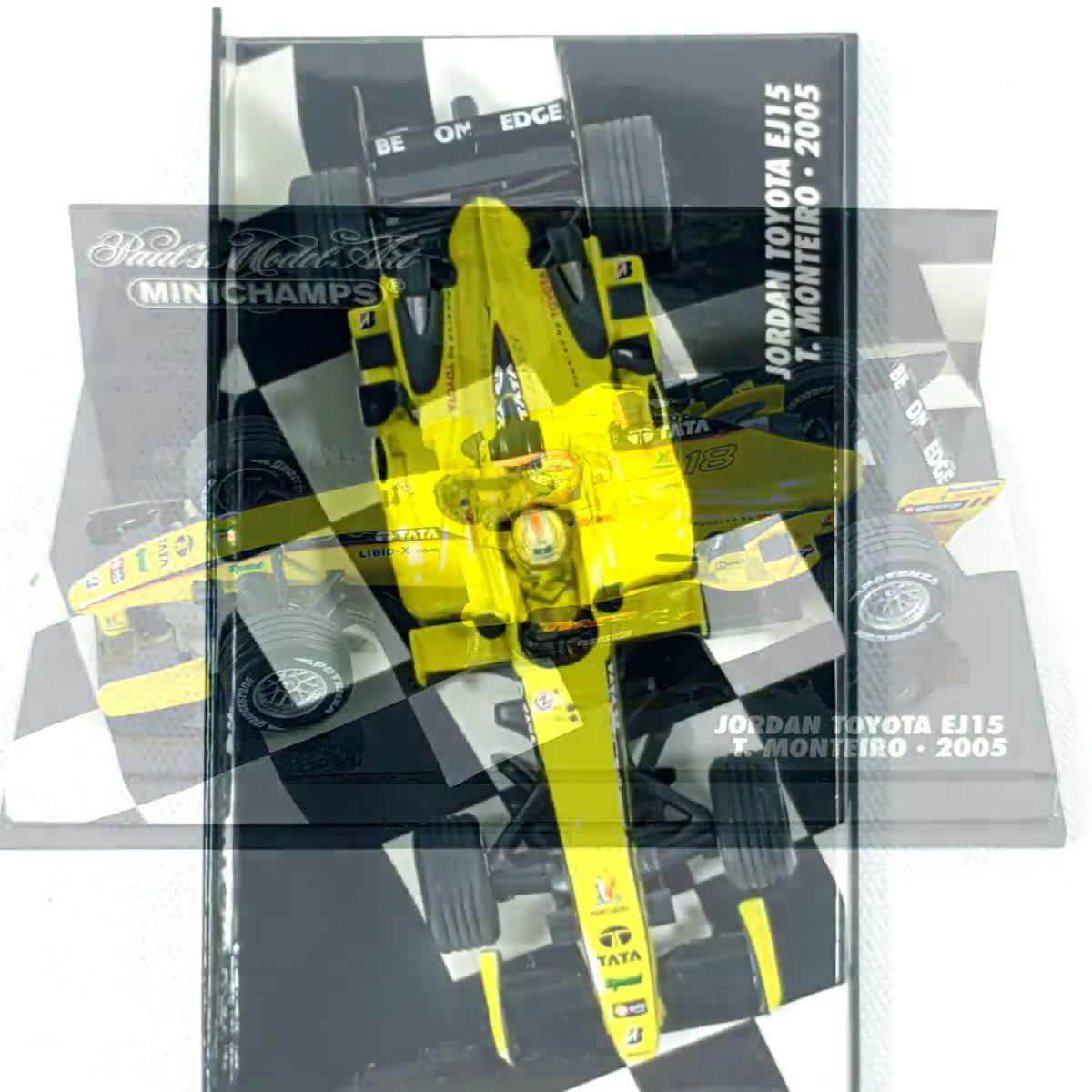 1:43 Jordan Toyota EJ15 2005 Tiago Monteiro No18 F1 Minichamps