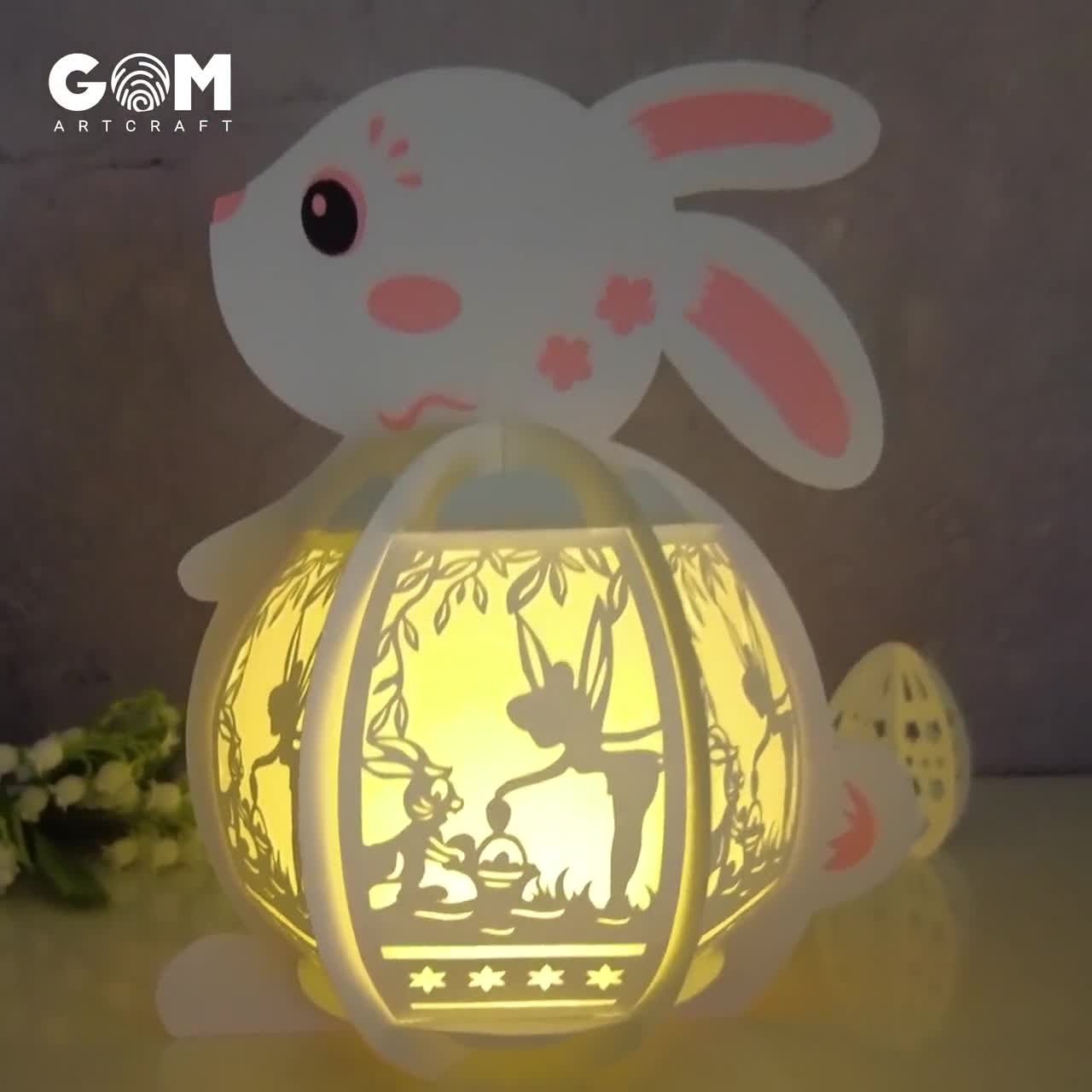 かわいいわらウサギイースターデコ手作 かわいいわらウサギイースター