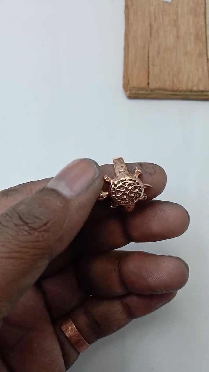 Copper 2024 tortoise ring