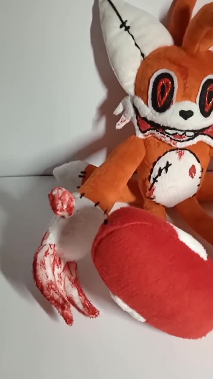 Made a realistically styled drawing of my Tails doll plush concept