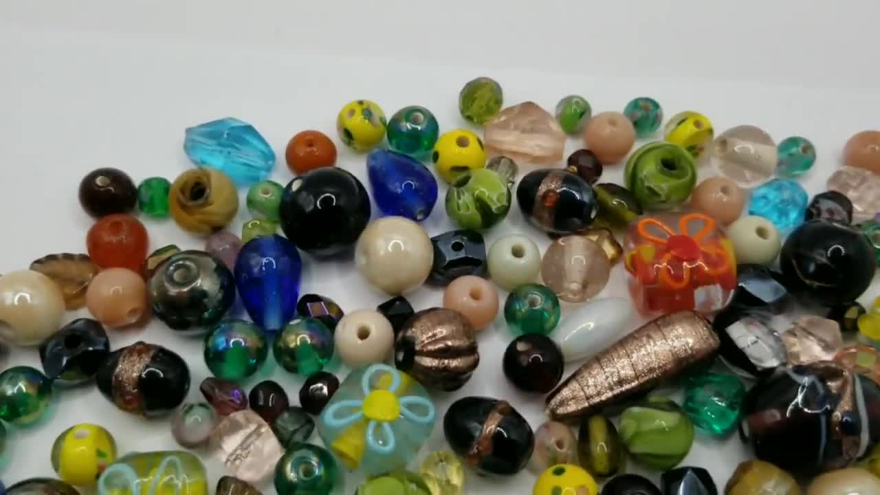 4 Pounds Assorted India Handmade Clay Beads Wholesale Bulk Lot
