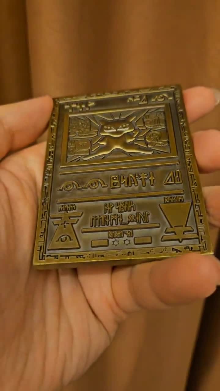 Ancient Mew 3D Bronze Metal Pokemon Card 1st ed - Premium 1st edition  Collectible Custom Card for gift, display or private collection.