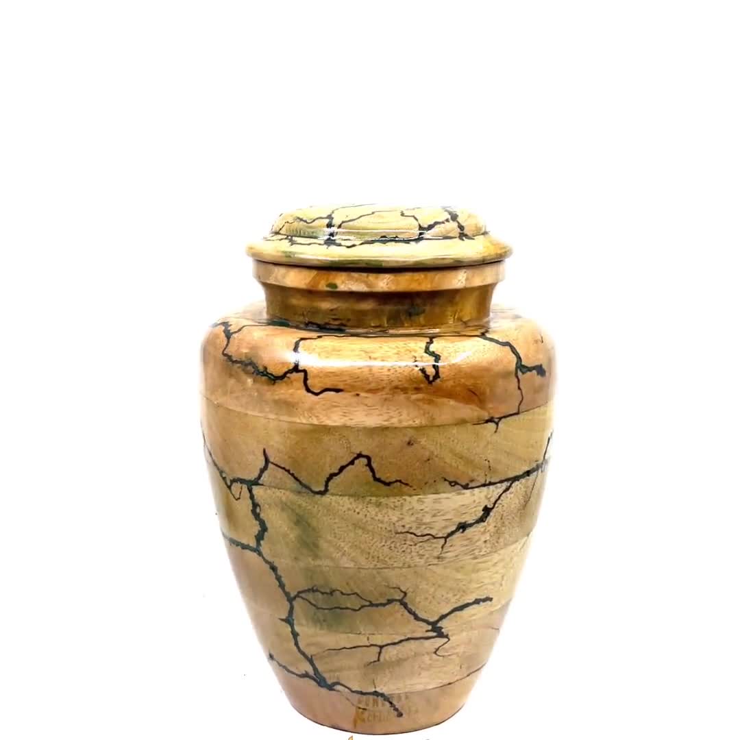 Alexandra Collection  Unique decorative wooden cremation urns