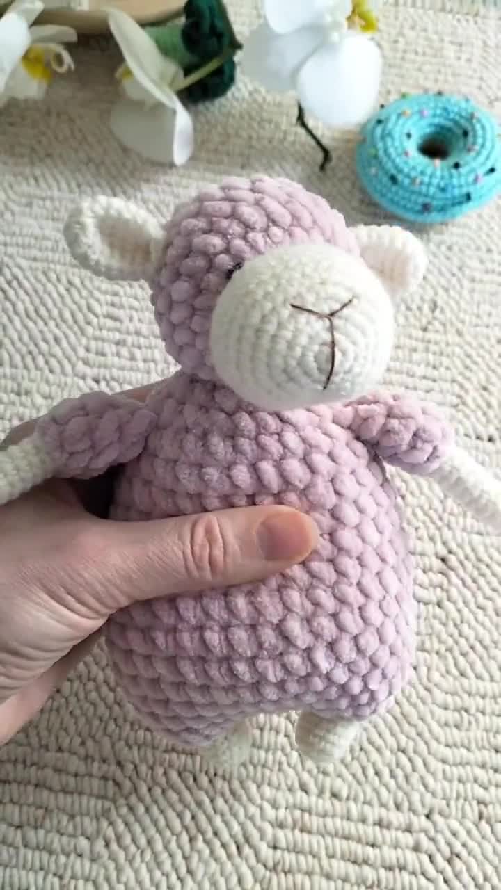 Crochet Pattern Little Sheep: Easy Amigurumi tutorial for Beginners - PDF in English video poster