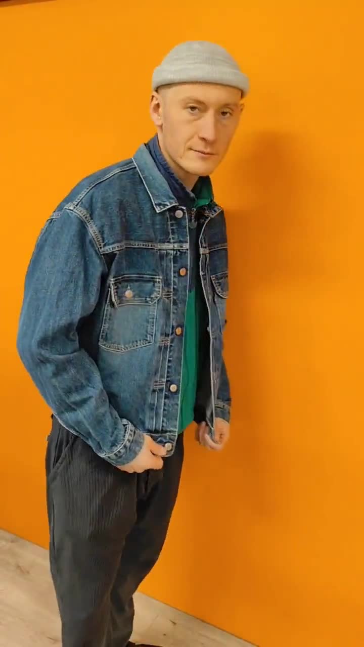 ジャケット・アウター XL 90s Levi's Italy Gradation Knit Shirt Vintage 90s Denim Jacket Size M-L Levi Strauss Type II 70502 0490