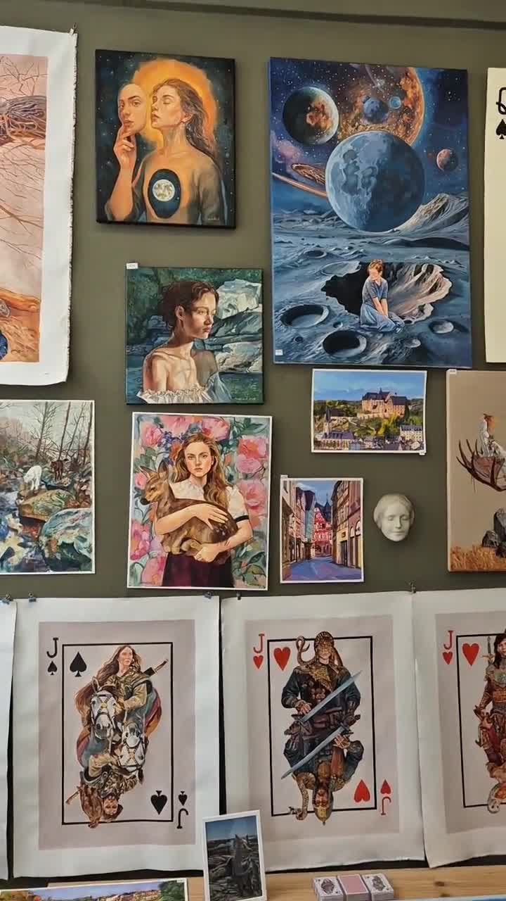 Original figurative painting by Majid Saberinejad video poster