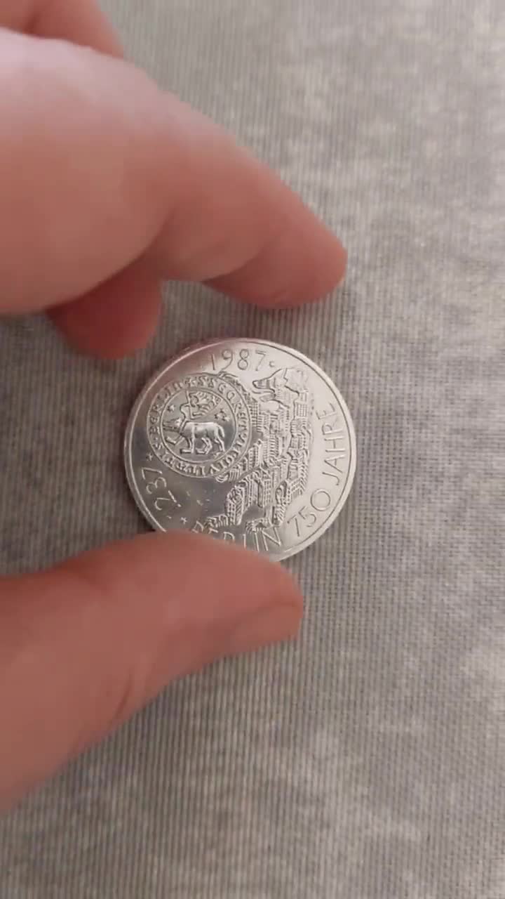 西ドイツ 銀貨 – 10マルク 1987年 – ベルリン750周年 – 西ドイツ記念