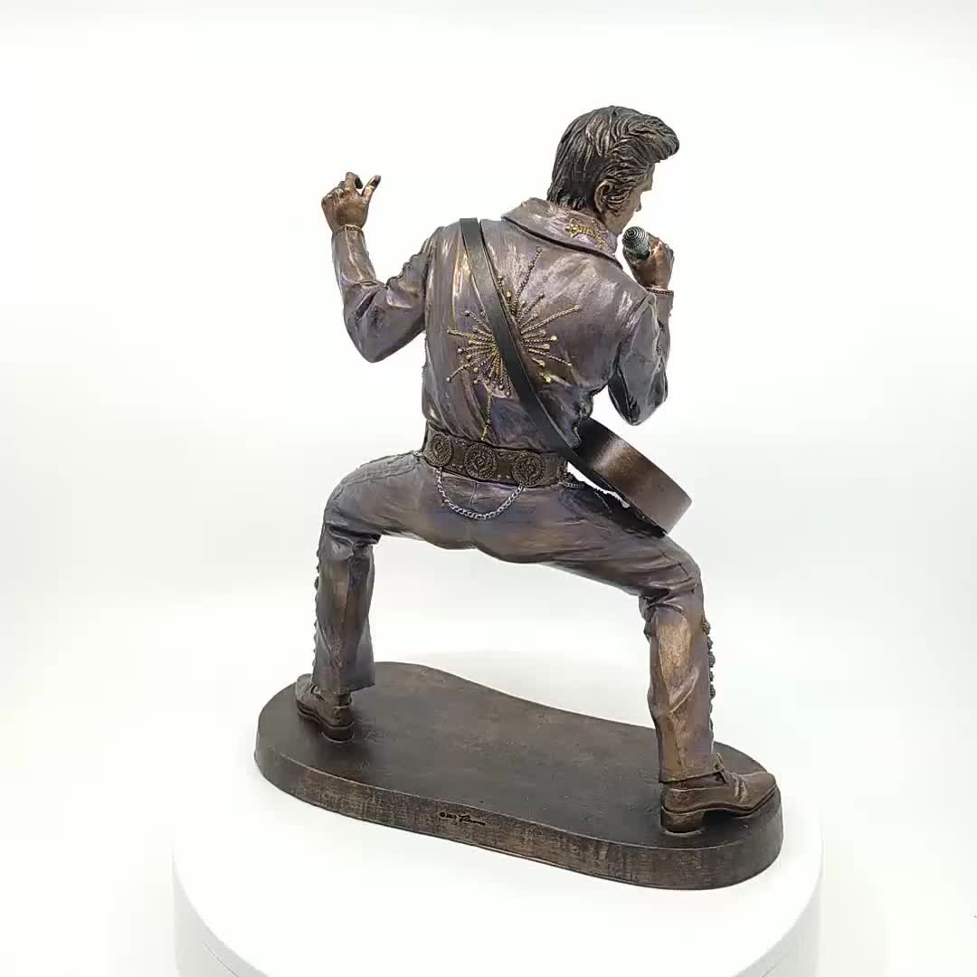 Elvis Presley Sculpture 26 Cm – Classic Rock Legend Statue, Music
