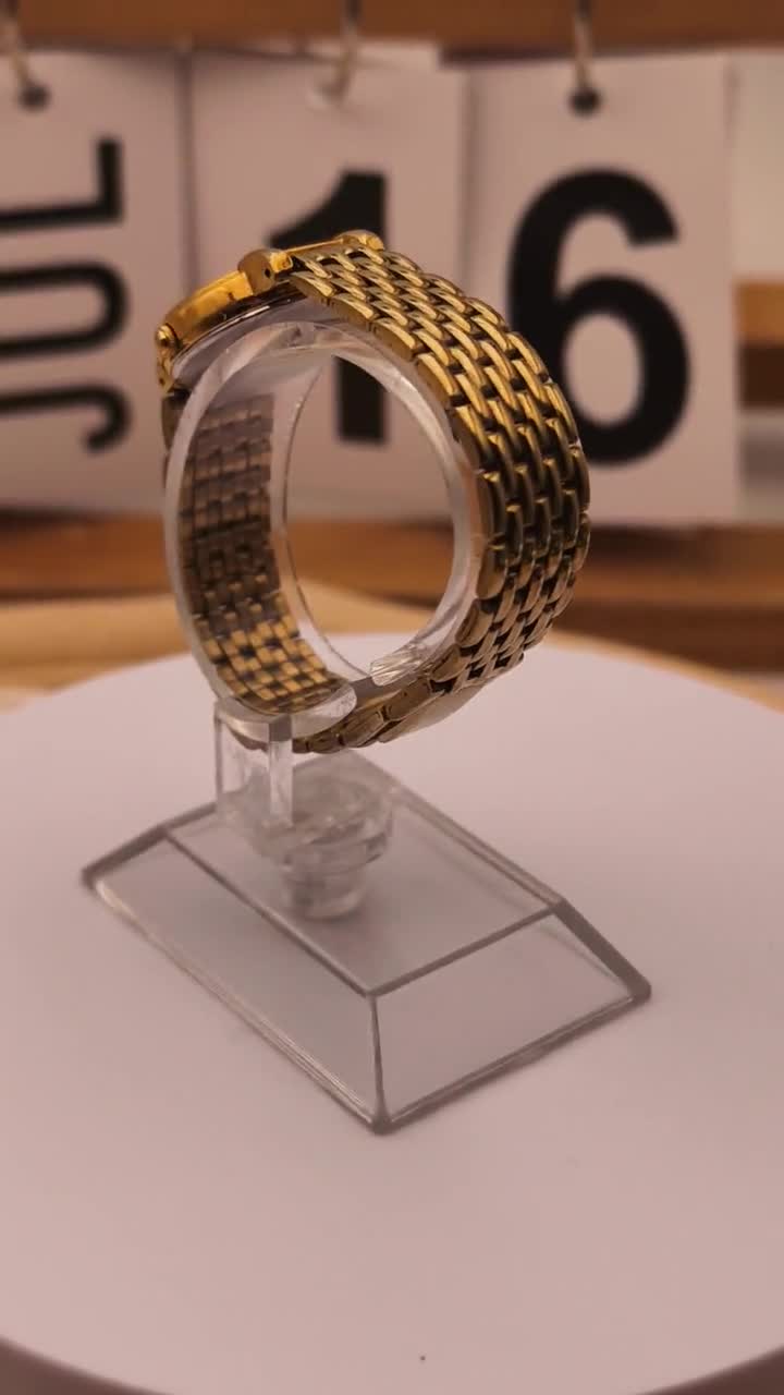 ヴィンテージ 1980年代 セイコー レディース クォーツ腕時計 ゴールド