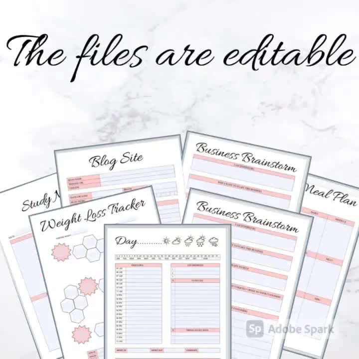 Printable Project Planner, Printable Project Tracker, Project