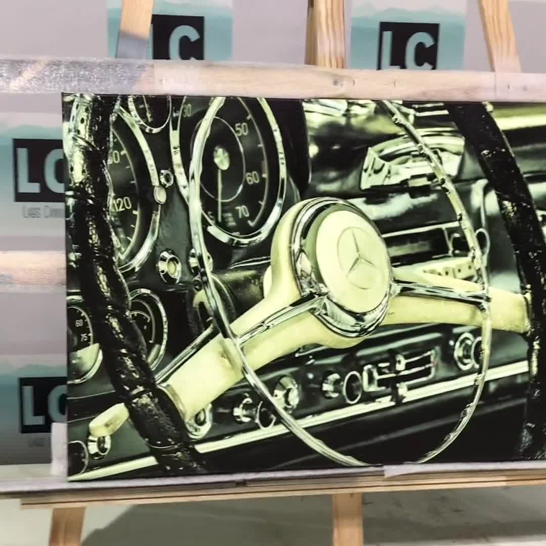 Atyhao garniture de volant de voiture Autocollant décoratif de garniture de  cadre de volant de voiture pour Mercedes Benz E W213 C
