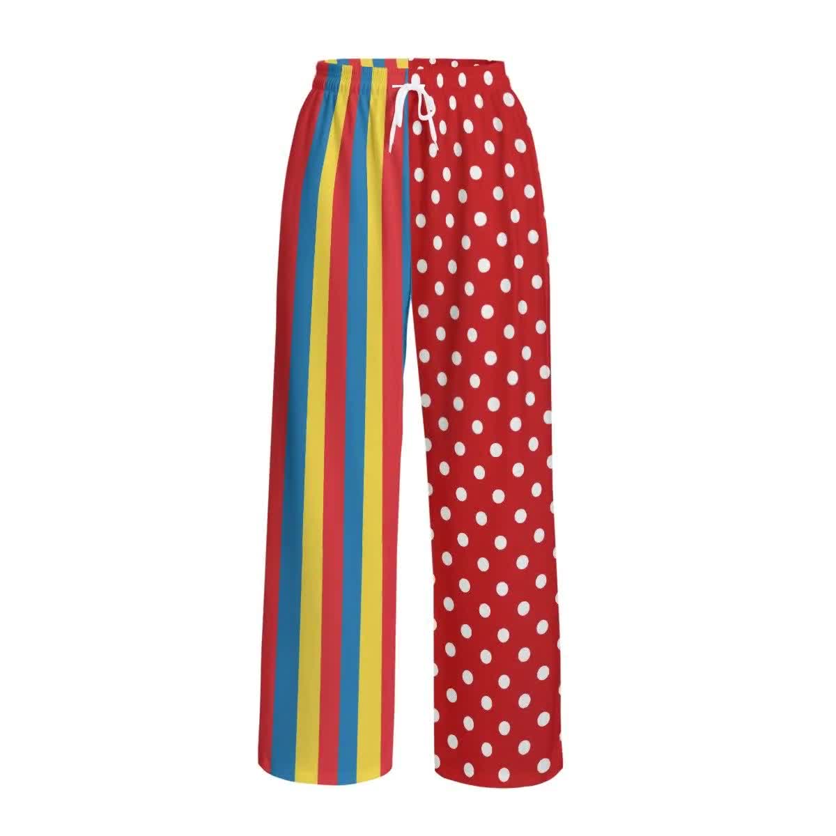 Pantalones de payaso, pantalones de disfraz: ropa de payaso con pierna abierta, ropa de Halloween video poster