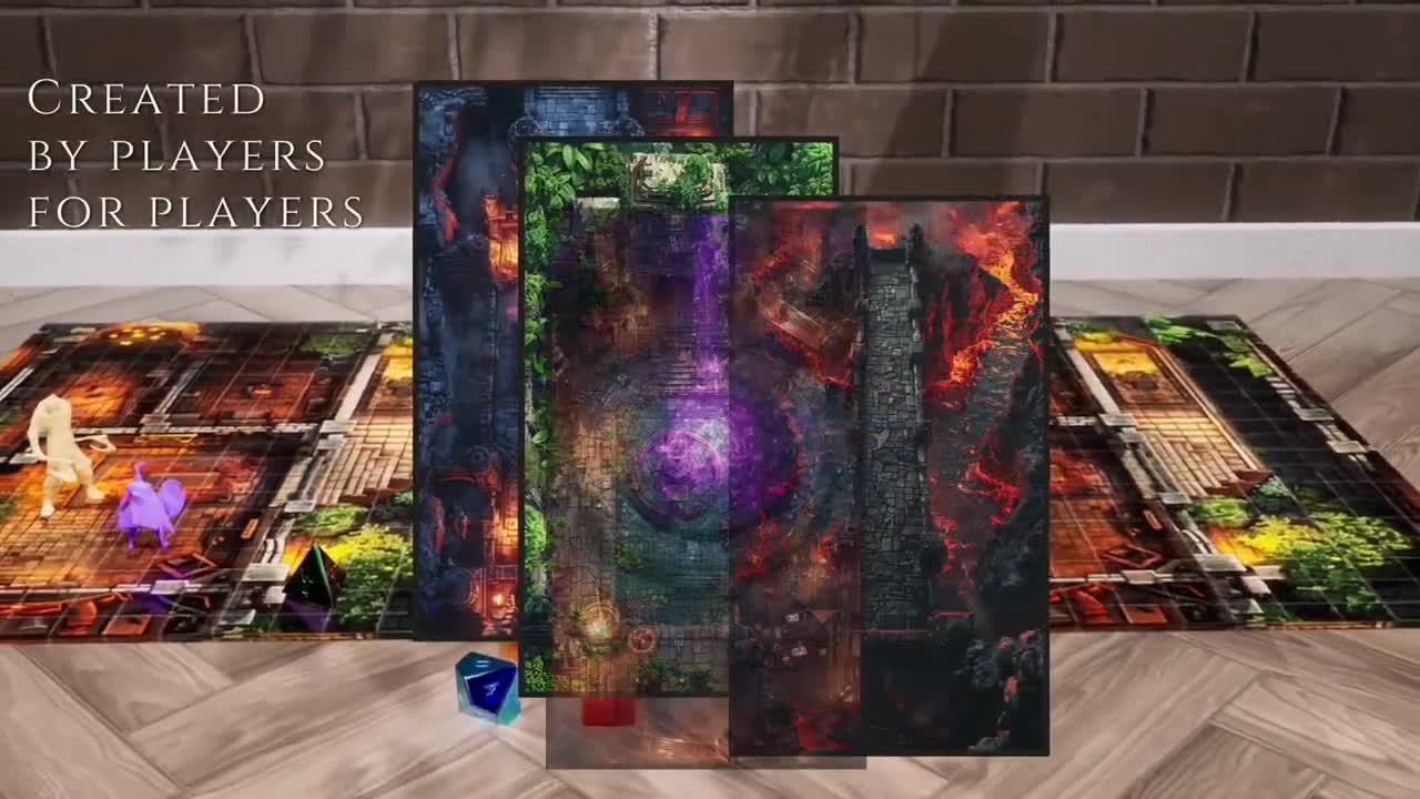 139 500 DnD compatible Battlemaps and Backgrounds - Digital Bundle – Printable RPG Terrain Scenes video poster