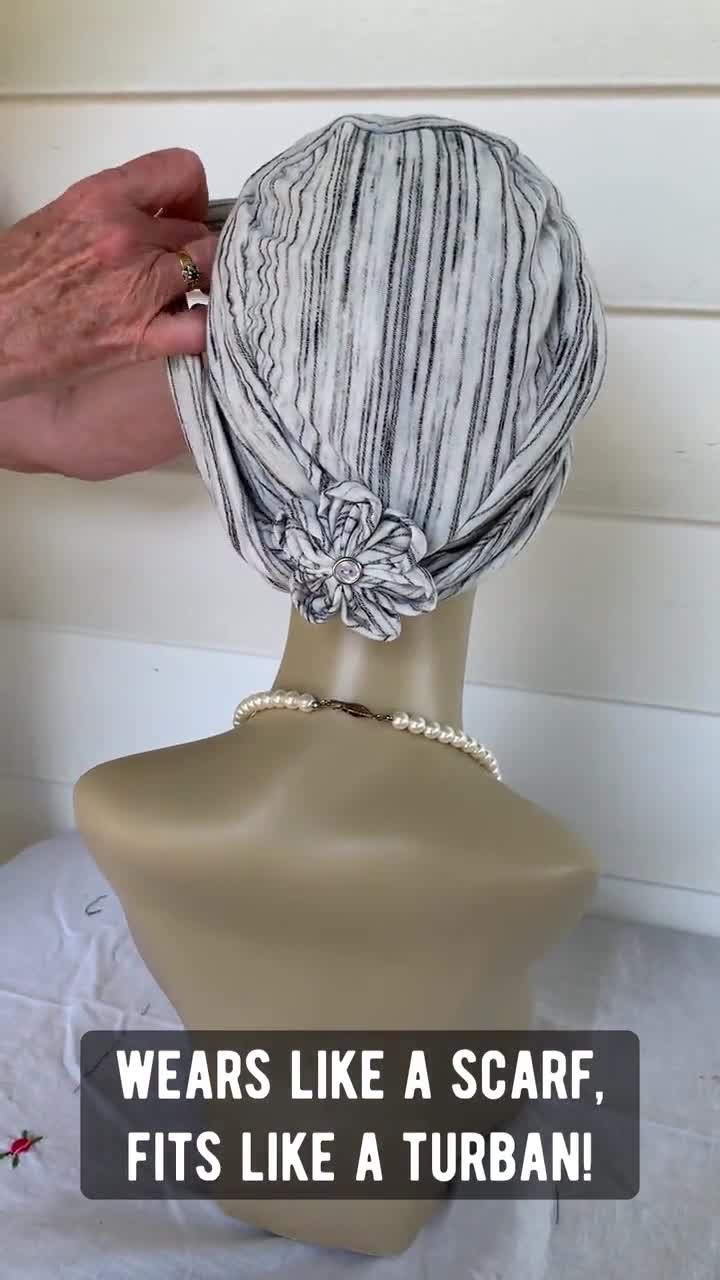 JERSY PRUNE - Bonnets chimio avec cheveux - sifetloki