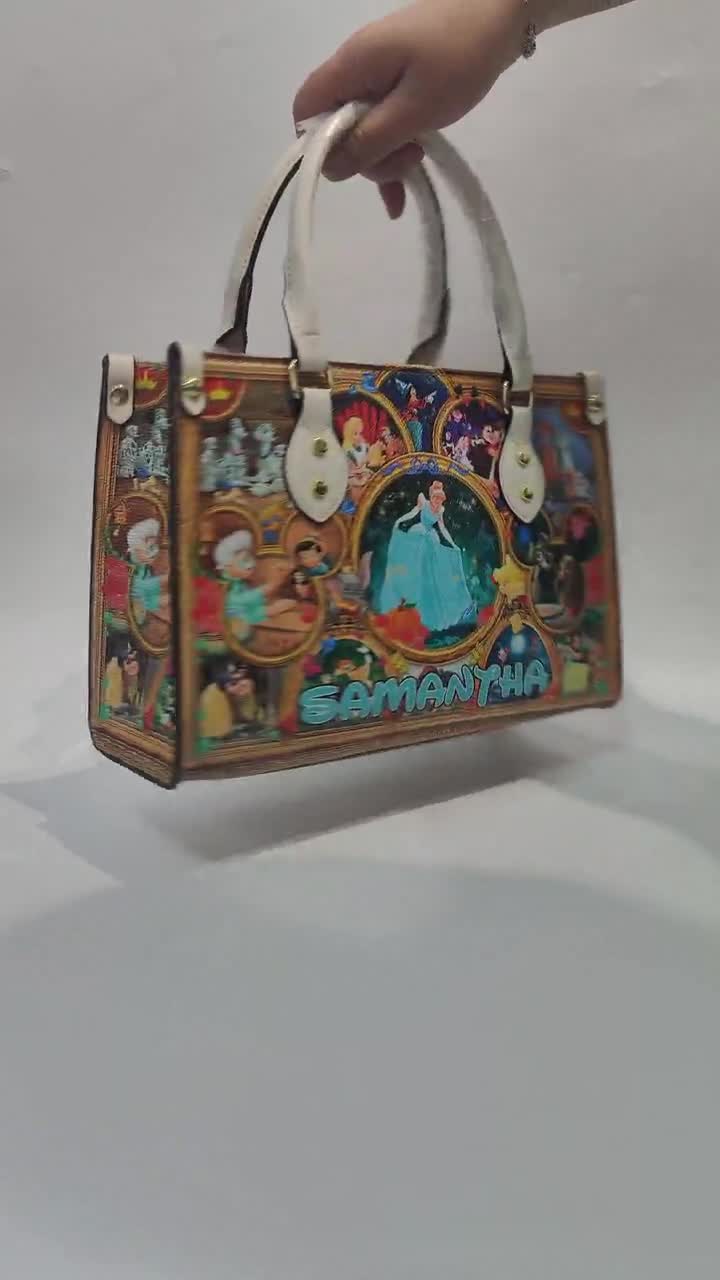 Personaliza tu bolso de piel de Frozen Elsa Princesa, bolso de princesa Disney, bolso bandolera de piel de Olaf, bolso de princesa, bolso de hombro de piel. video poster