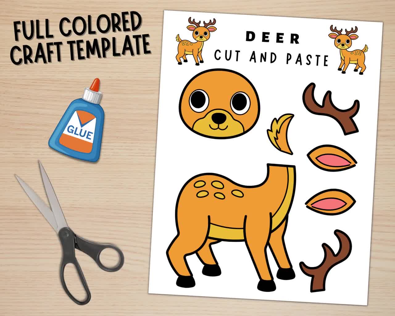 Cute Deer Print and cut - Makers Gonna Learn