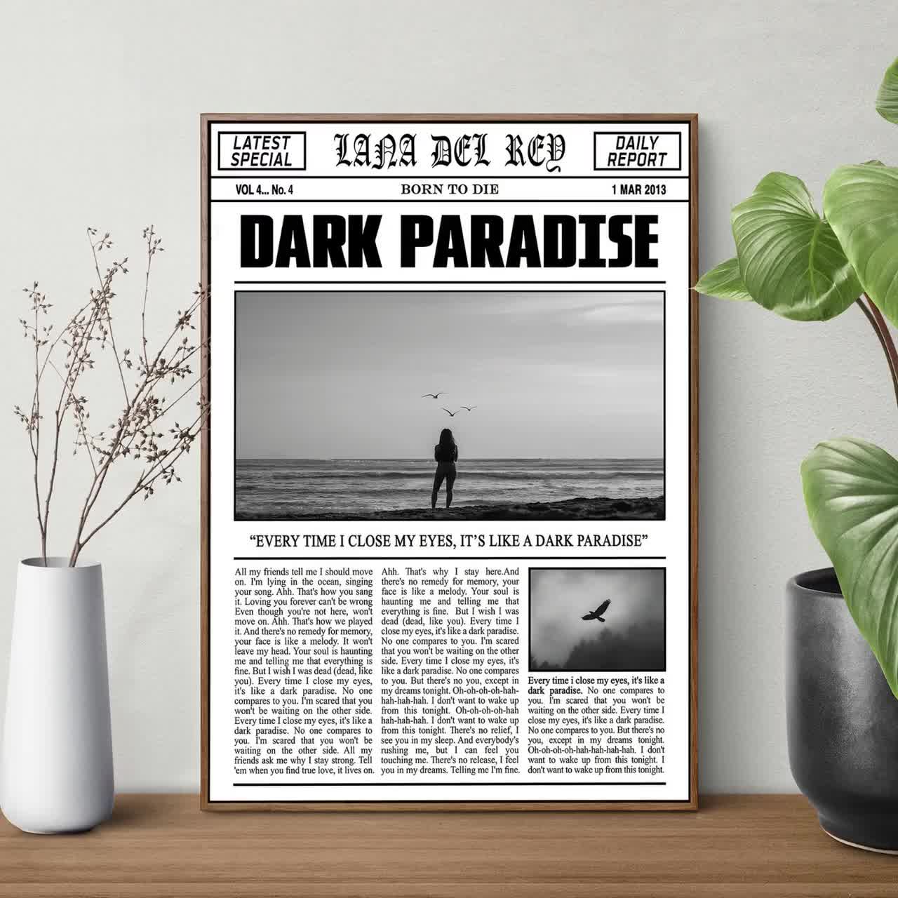 Dark paradise lyrics | Sticker