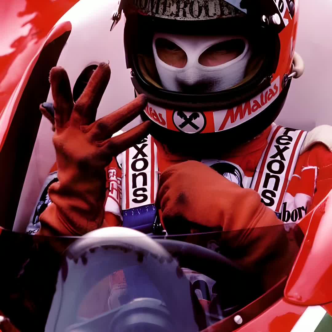 Niki Lauda Poster, Vintage F1 Poster, Formula 1 Print, F1 Print