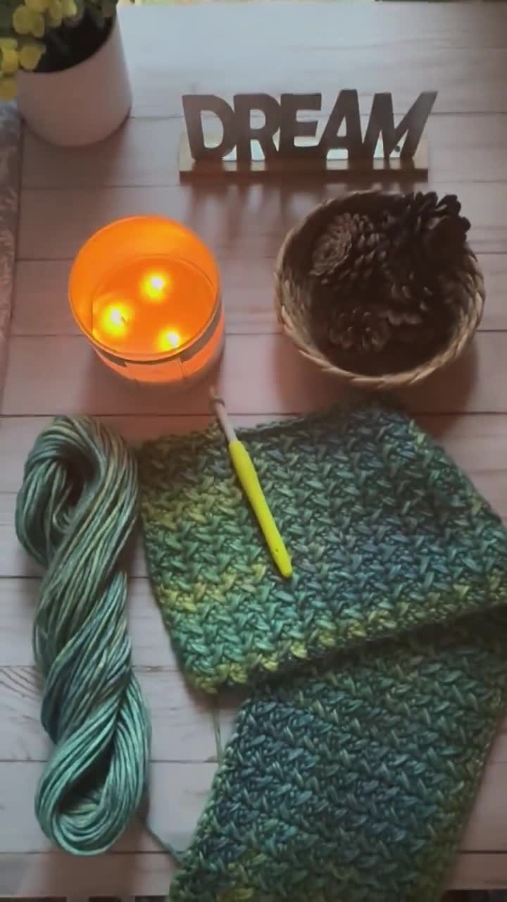 Crochet pattern & video Easy beginner-friendly blanket emotional support crochet stitch afghan crochet pattern baby blanket warm stitch video poster