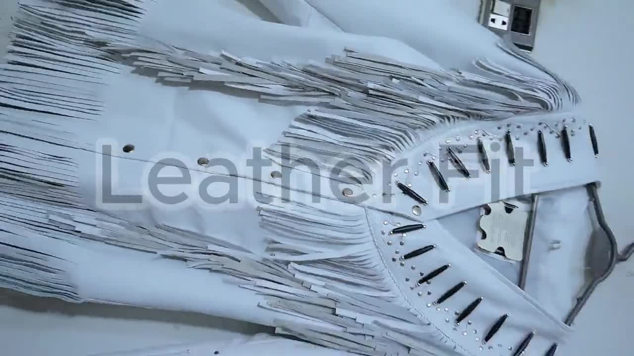 Tan Suede Fringe Western Jacket: Handmade Cowgirl Rodeo Coat video poster