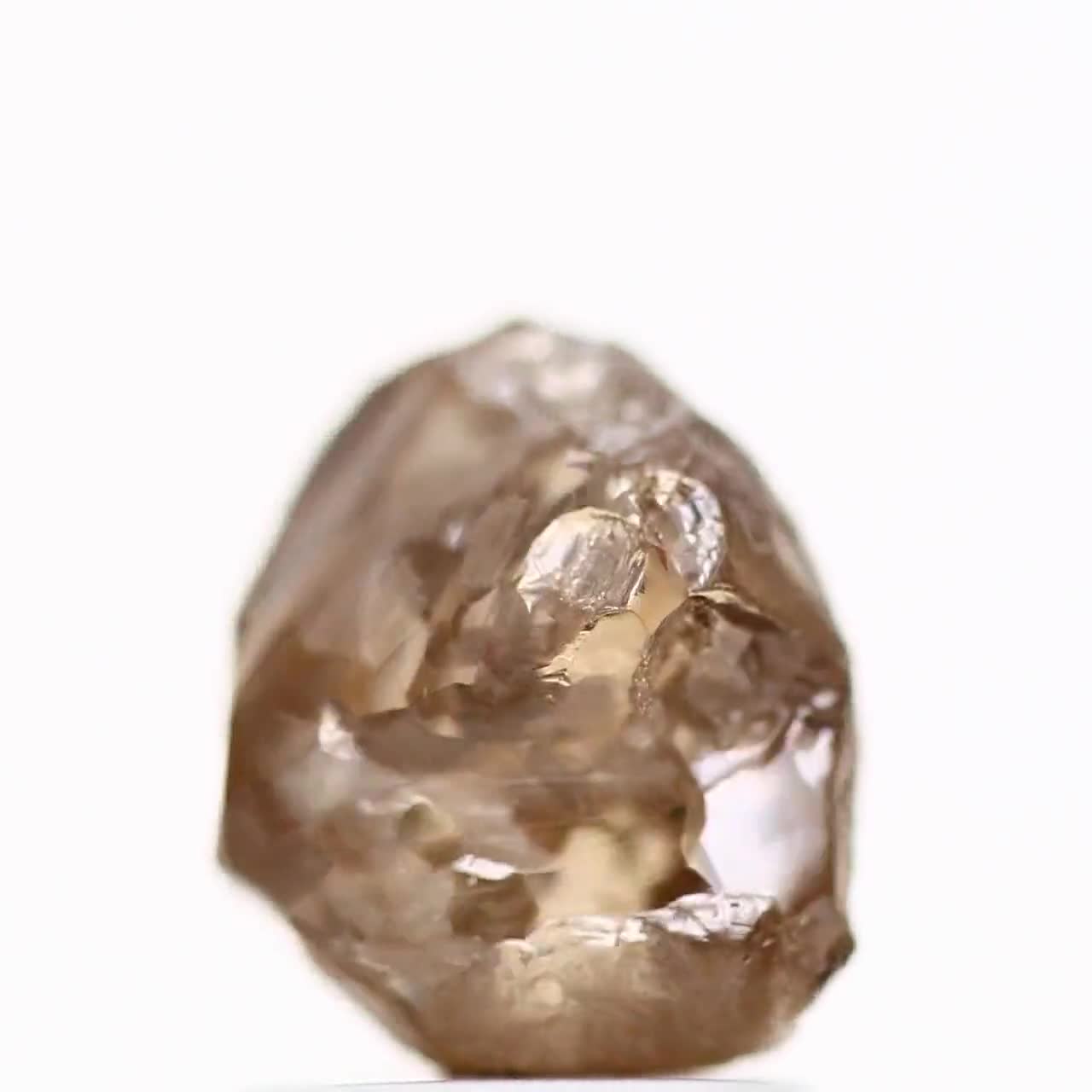 Ct Raw Brown Diamond: Uncut, Conflict-free Gemstone