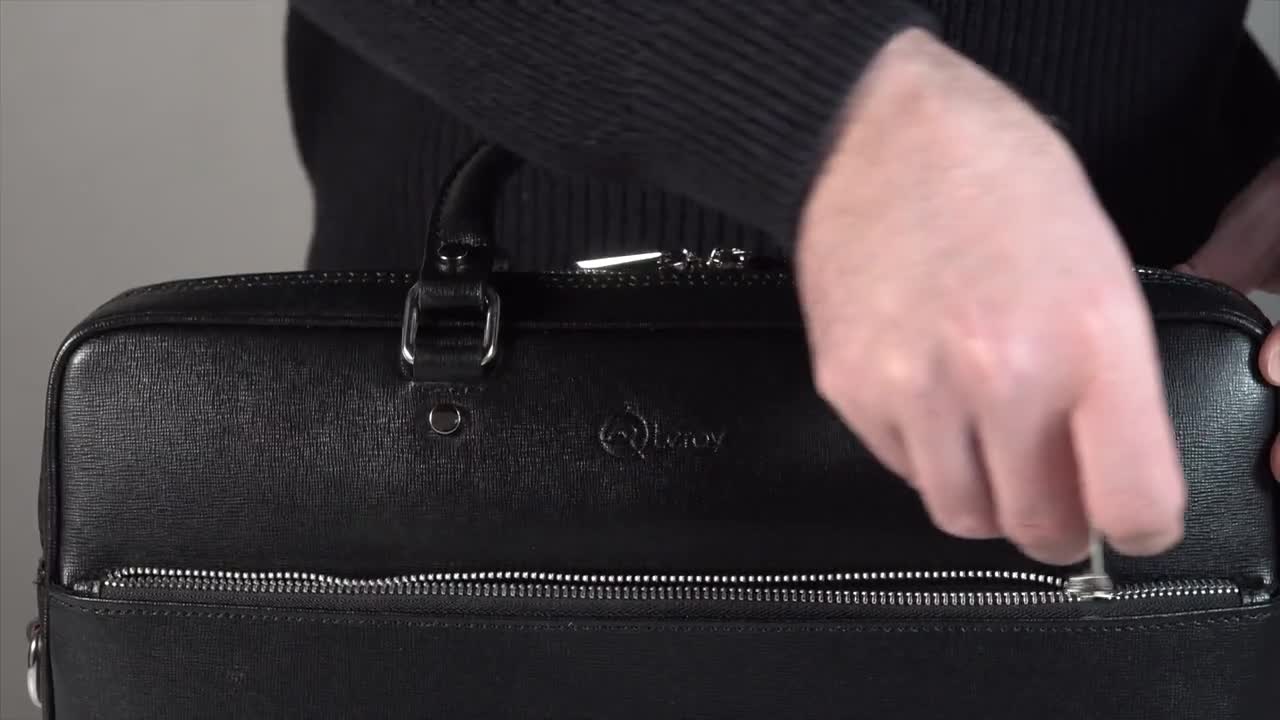 Italian Leather Briefcase for Men in Saffiano Leather Best 