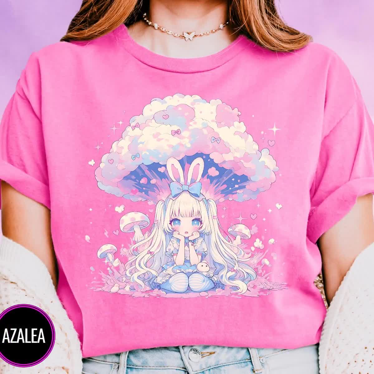 Maglietta a maniche corte Kawaii estate carina grafica orso oversize t-shirt harajuku punk vintage causale vestibilità ampia top, Beige, S