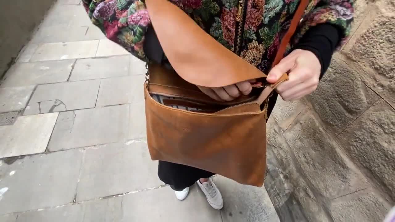 Grand Sac à Main Marron En Cuir Par Accessorize - Occasion, Dimensions 40x32 Cm