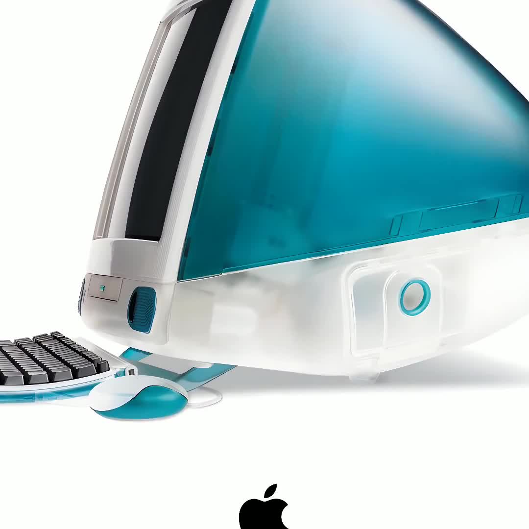 Apple - Apple＊iMac＊Plastic＊Watch＊Sorry, no beige Retro Apple Poster, Apple 