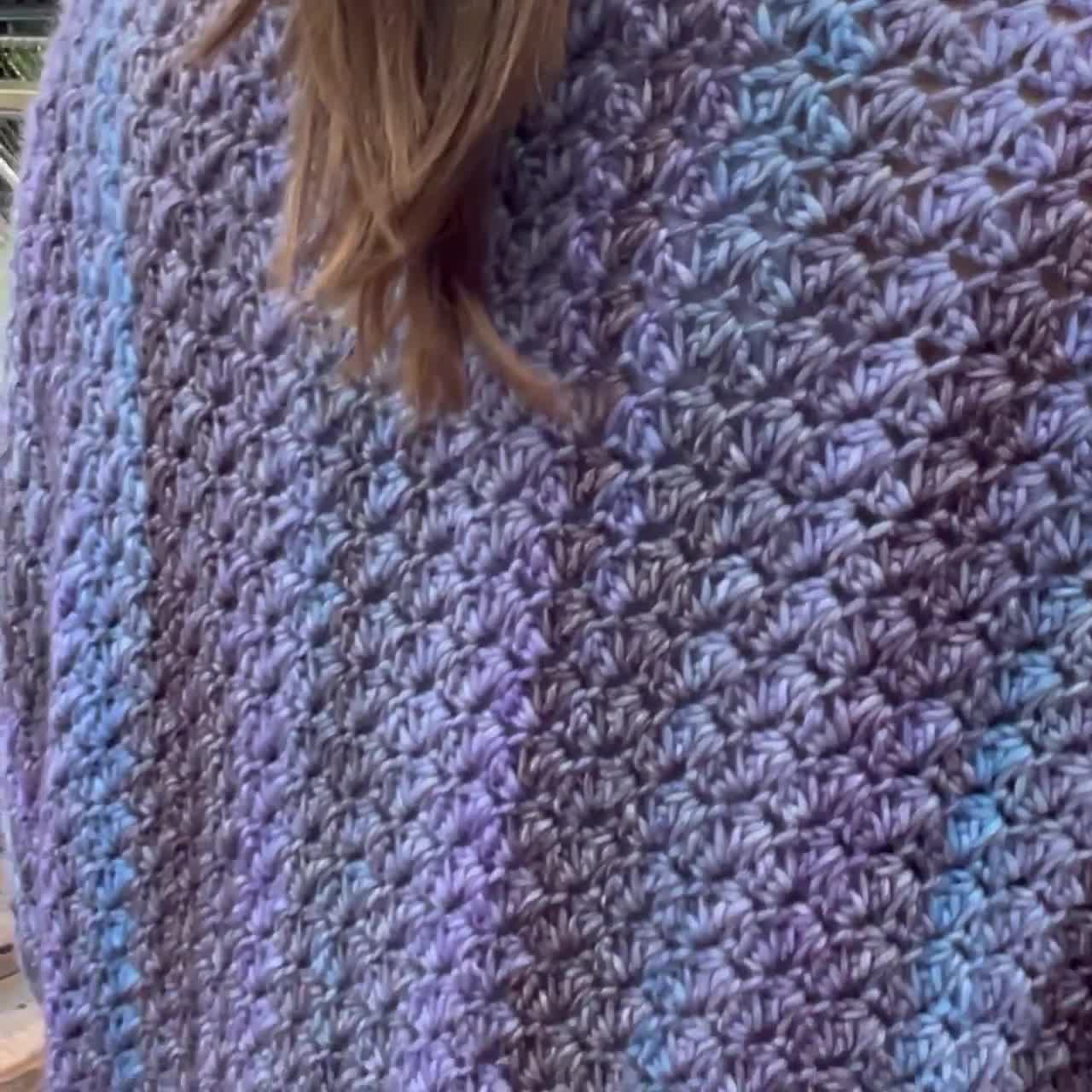 CROCHET PATTERN | Viola Cocoon Cardigan for Women | 9 Sizes XS-5XL