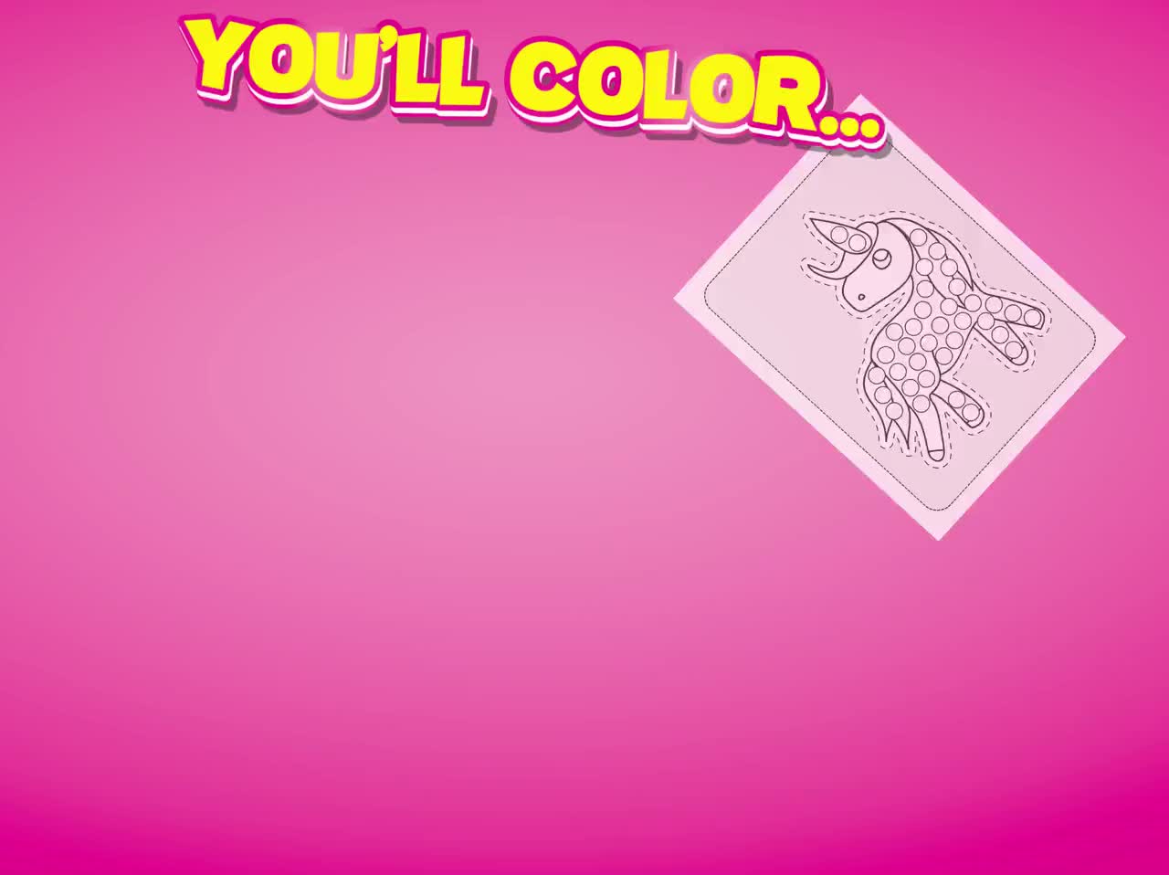 Unicorno da colorare Design creativo per bambini fai da te Maglietta da  donna