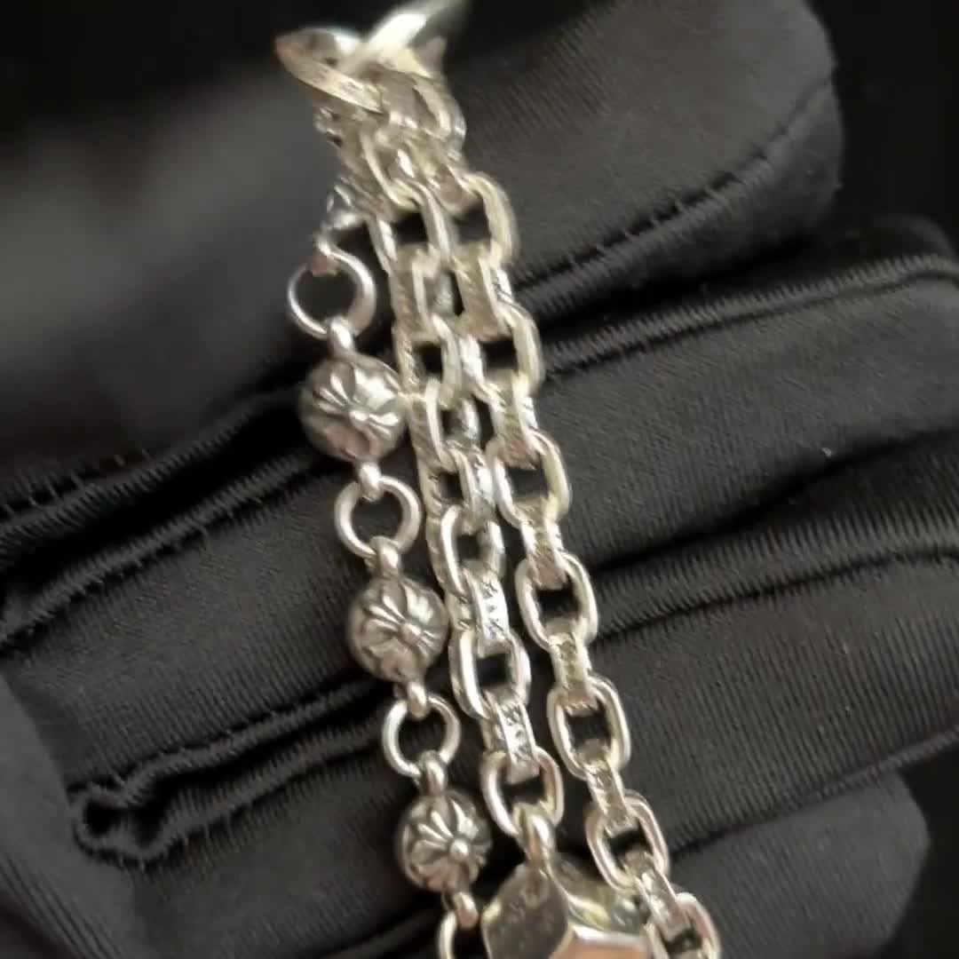 Gothic Style Y2k Pants Double Dice Wallet Chain Keychain