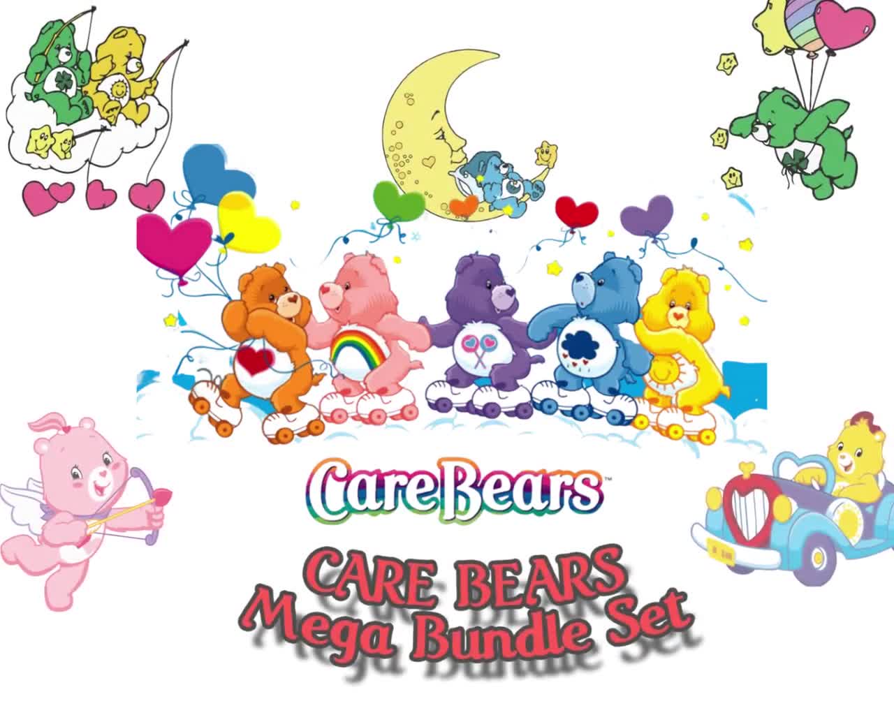 Care Bear, Care Bears SVG Bundle, Cutting, Sublimation, Care Bears Svg, Care  Bear Svg, Care Bear Png, Care Bears Png, Care Bears, Carebear 