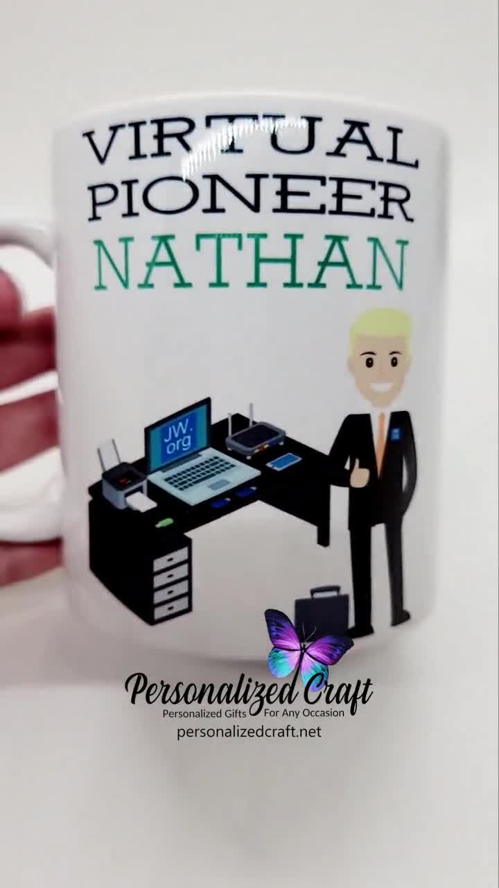 Regalo personalizado para hermano anciano testigo de Jehová de JW, taza de  café pionero especial, regalo pionero único de JW, computadora para hermano  en casa con escritorio