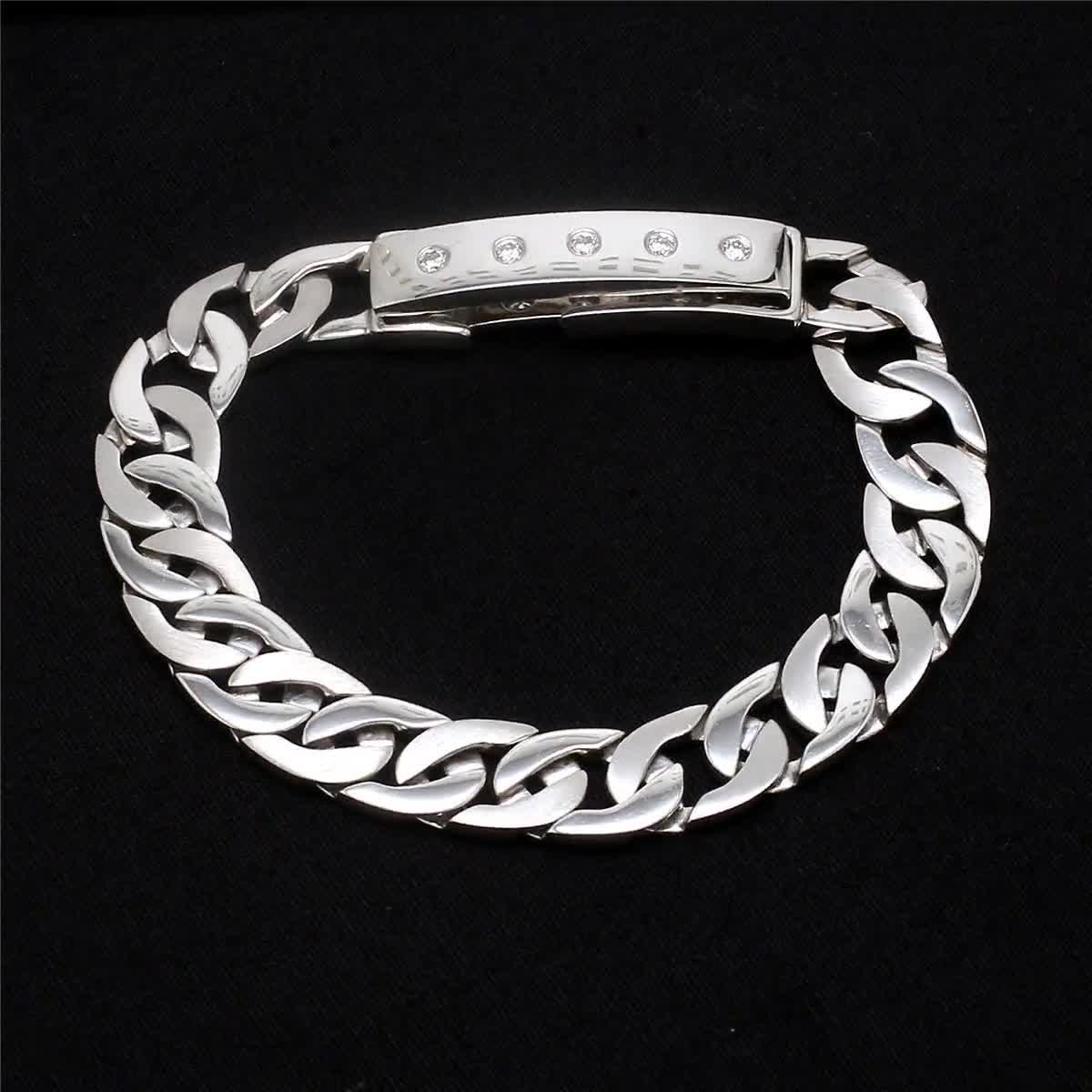 Beautiful Real 925 Silver platinum finish Bracelet for Girls – Karizma  Jewels