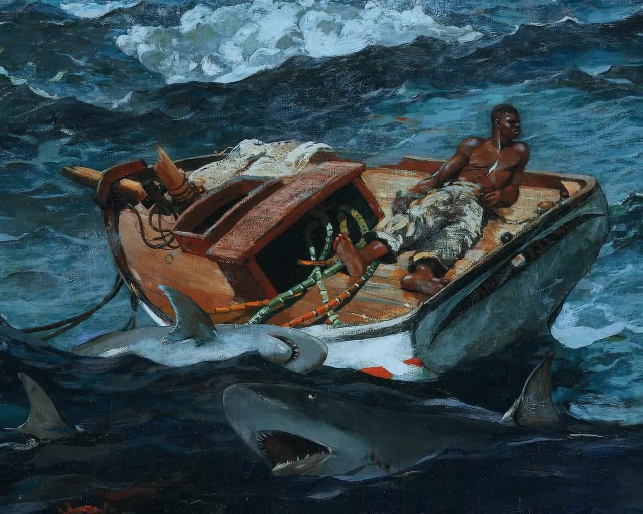 ウィンスロー・ホーマー作「メキシコ湾流」 | アメリカの古典絵画