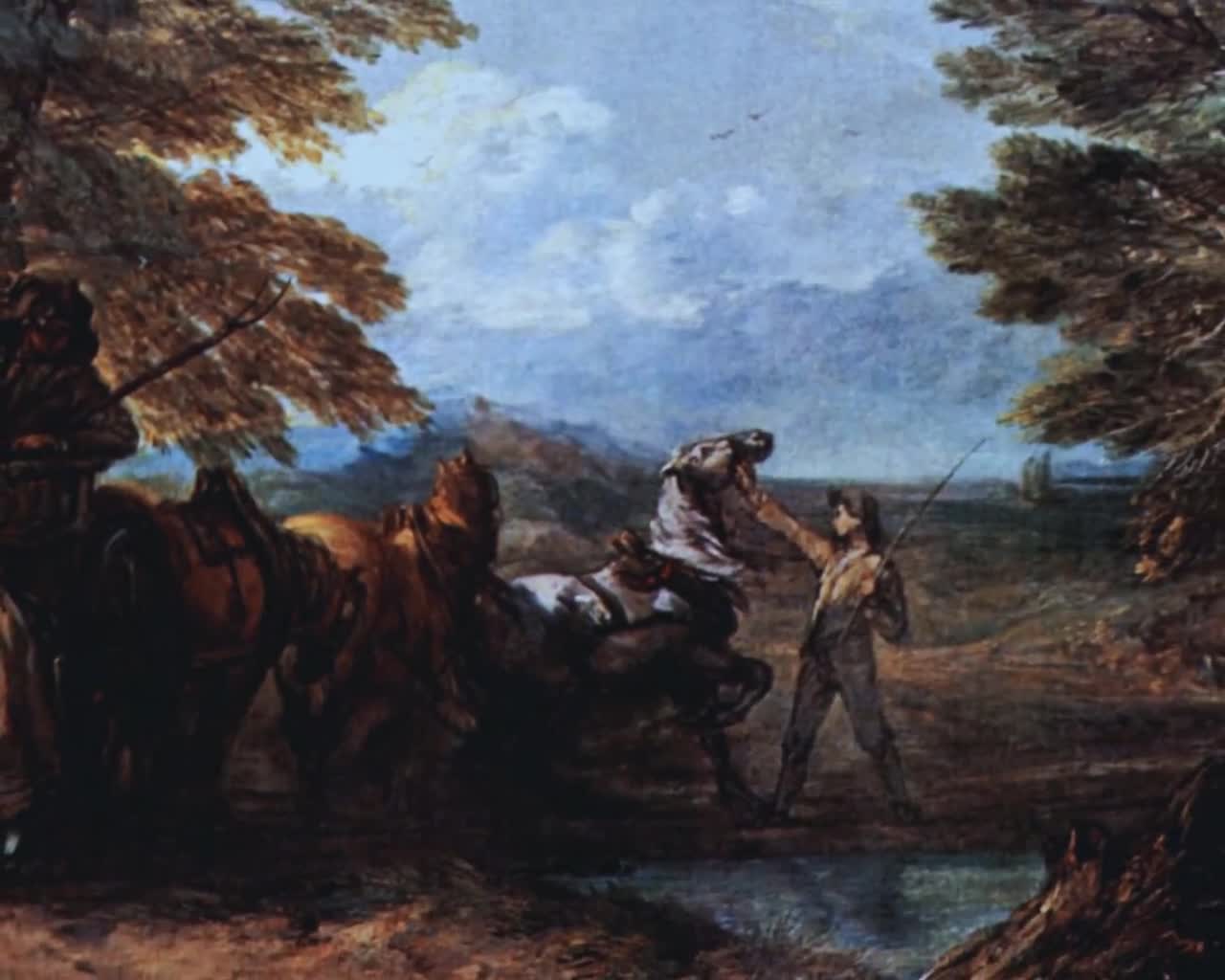 トーマス・ゲインズバラ作「収穫の荷馬車」 - ヴィンテージ風景画