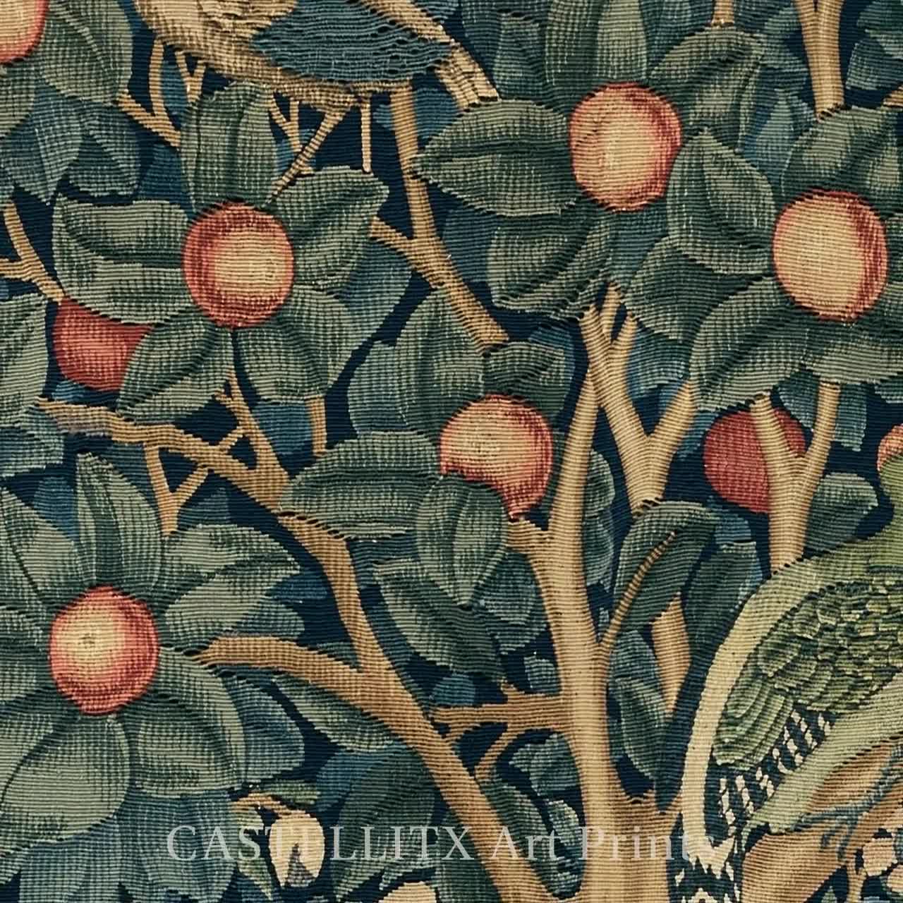 William Morris Print V&A Exhibition Poster Woodpecker 