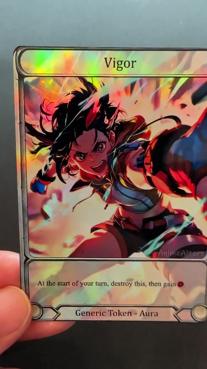 [FaB] 英語版「Vigor Token」Cold Foil Might // Vigor | Heavy Hitters | Star City Games