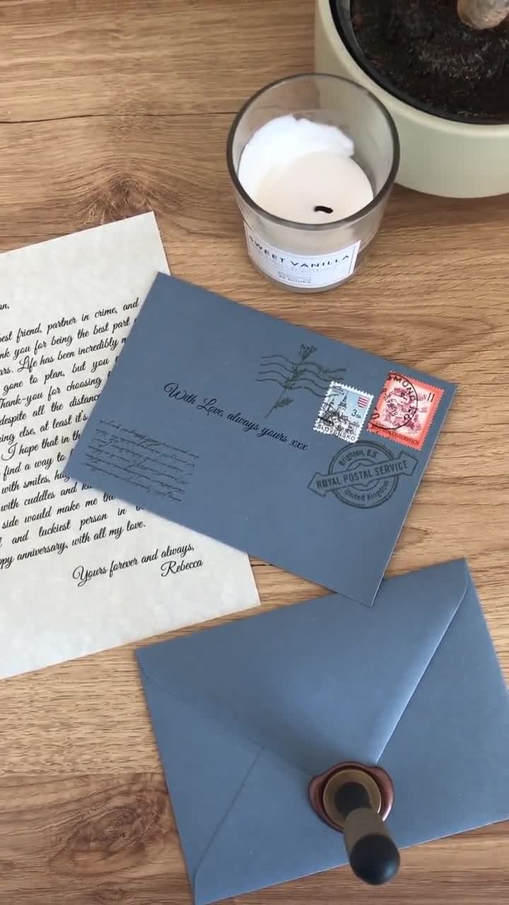 Belle enveloppe Imee créatif artistique bel amour romantique simple lettre  Lettre de l'enveloppe défini - Chine Carte-cadeau, carte de papier  personnalisés